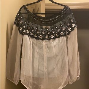 Off the shoulder blouse